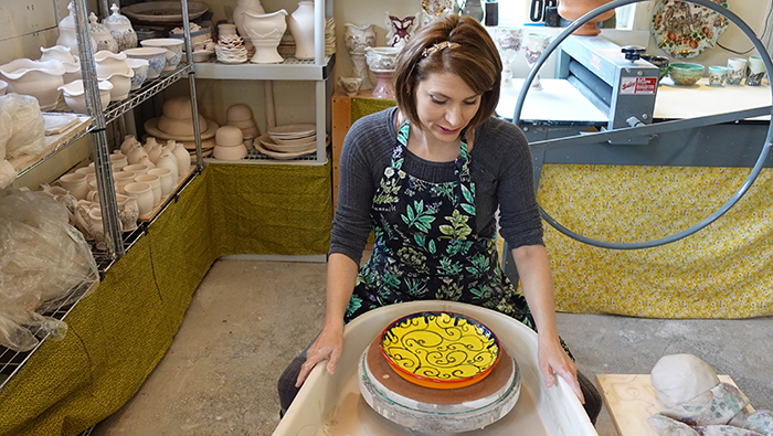 Making a Thrown Plate