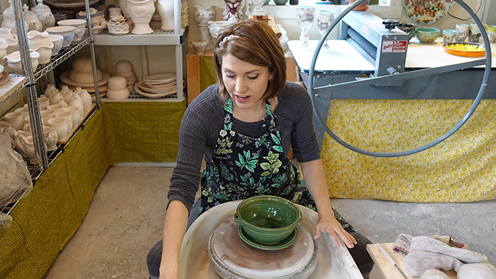 Thrown Berry Bowl and Plate