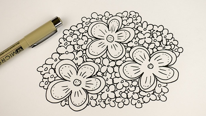 Drawing Simple Flowers