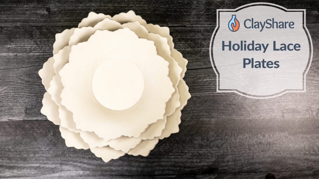 Holiday Lace Plates